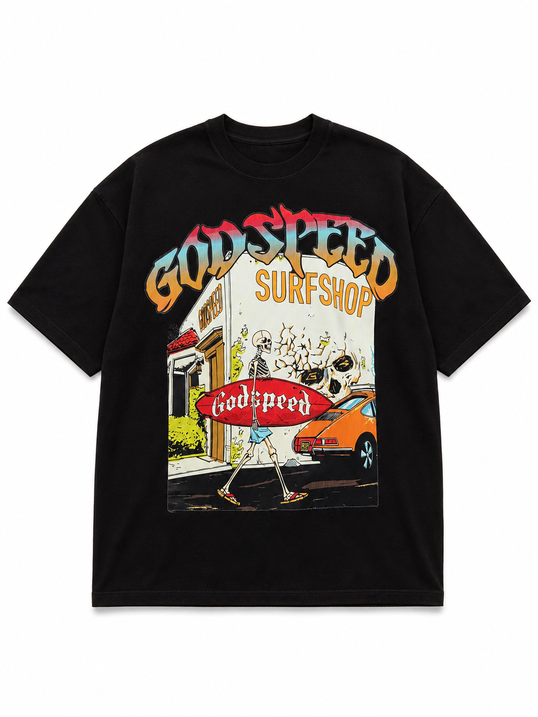 CAMISETA OVERSIZE HOMBRE SURFER GDSPD  1.1