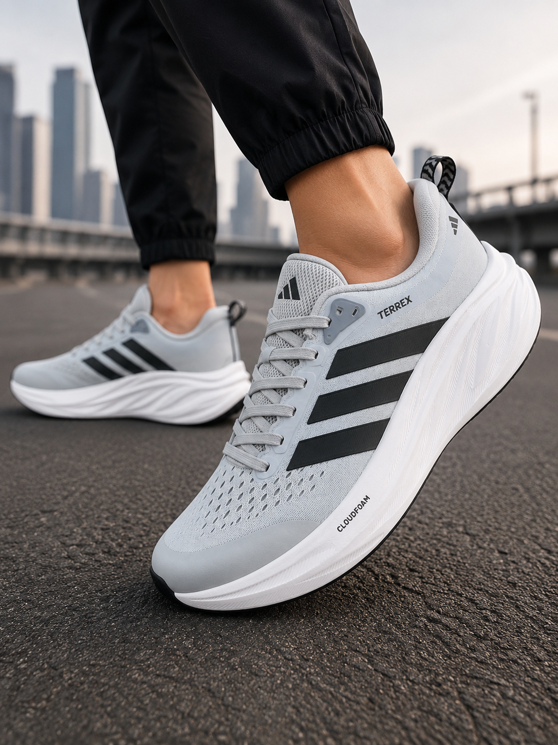 🔥ADIDAS TRX CLOUD  - GRIS - HOMBRE