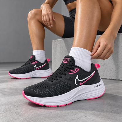 🔥NIKE AIR WINFLO 9 - BLACK V2 - MUJER