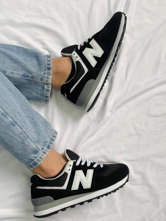 🔥New Balance 574 - NEGRO V2 - MUJER