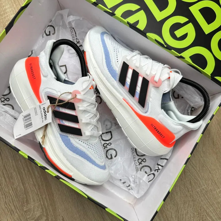 ADIDAS ULTRABOOST 23 BLANCO NARANJA MUJER