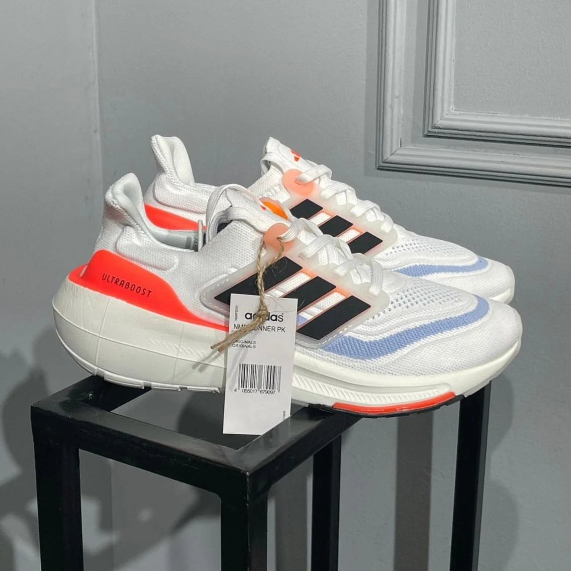 🔥ADIDAS ULTRABOOST 23 - BLANCO / NARANJA - UNISEX