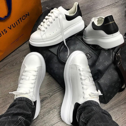 🔥ALEXANDER MC QUEEN - CLASIC WHITE - HOMBRE