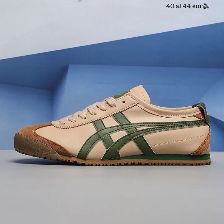 🔥ONITSUKA TIGER - MEXICO 66 - HERB GREEN - HOMBRE