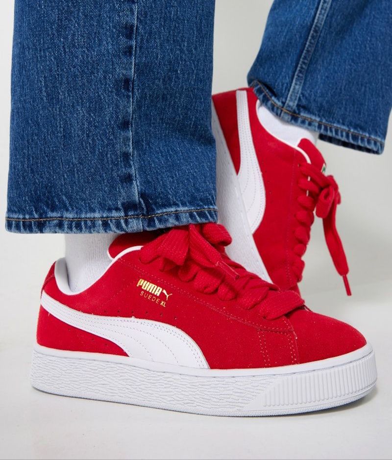 🔥PUMA SUEDE XL- RED- MUJER