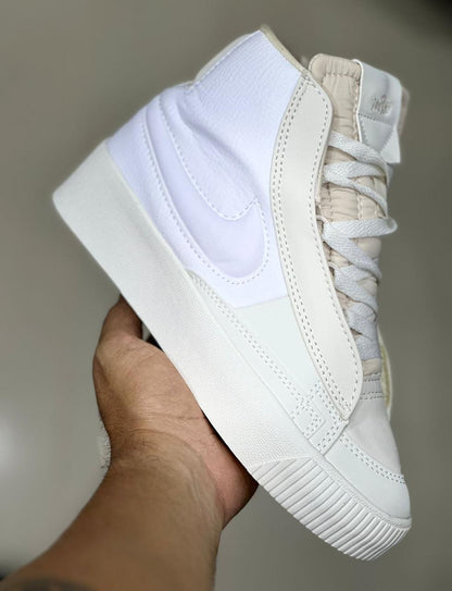 🔥NIKE BLAZER 2.0 - MID WHITE - MUJER