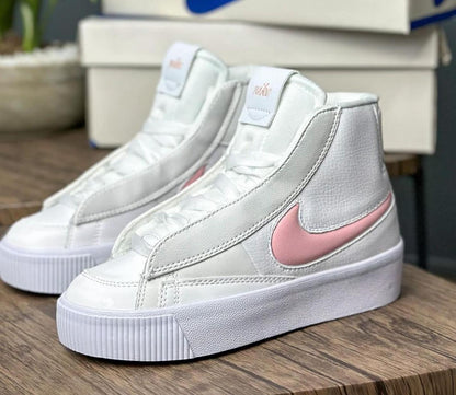 🔥NIKE BLAZER 2.0 - MID WHITE V3 - MUJER