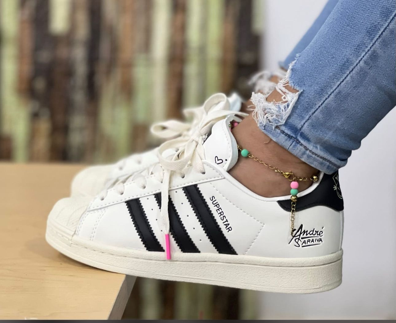 🔥ADIDAS SUPER STAR - ANDRE SARAVIA - MUJER