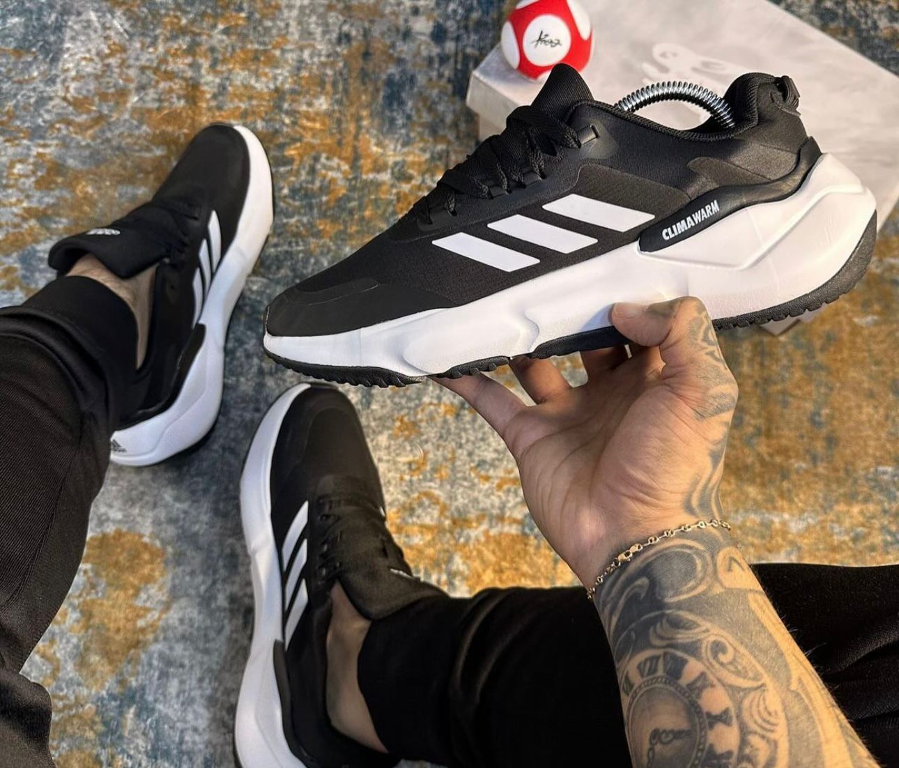 🔥ADIDAS CLIMAWARM - NEGRO  CLASSIC - HOMBRE