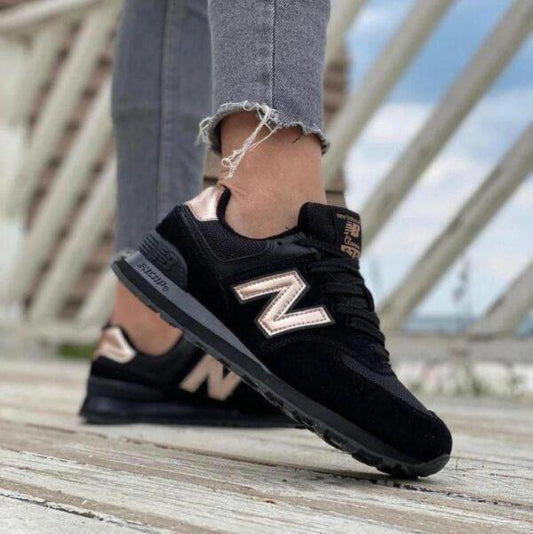 🔥New Balance 574 - NEGRO - MUJER