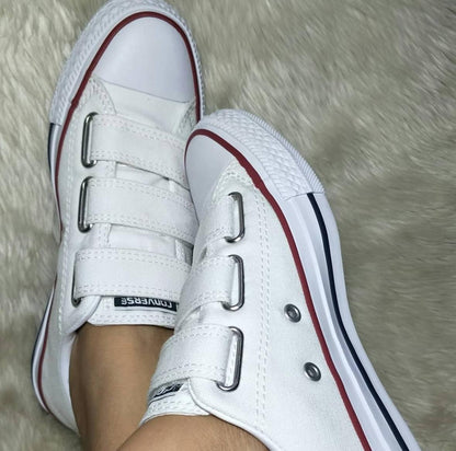 🔥ZAPATO CHUCK TAYLOR ALLSTAR ADULTO BLANCO VELCRO