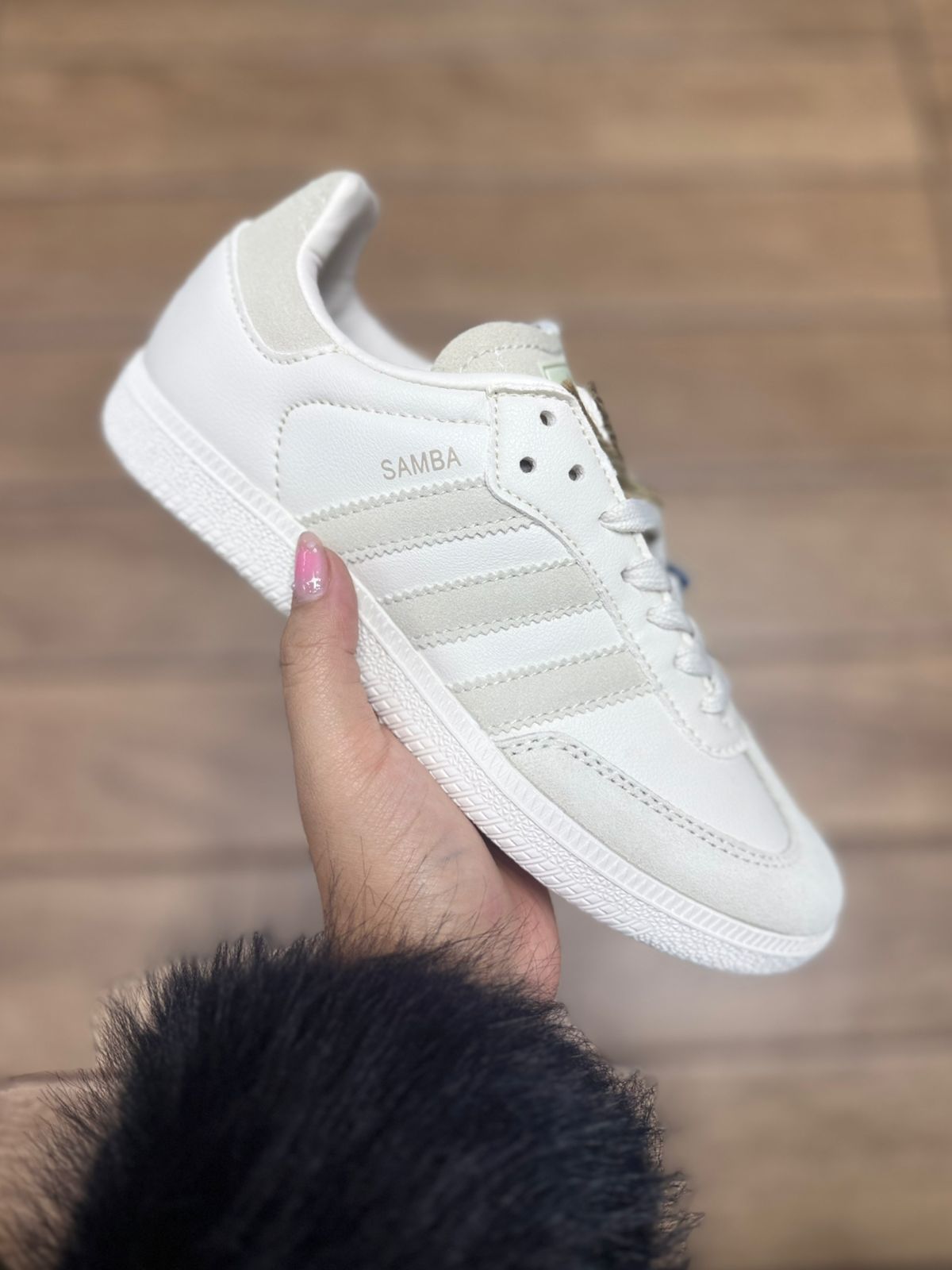 🔥ADIDAS SAMBA - WHITE -  MUJER