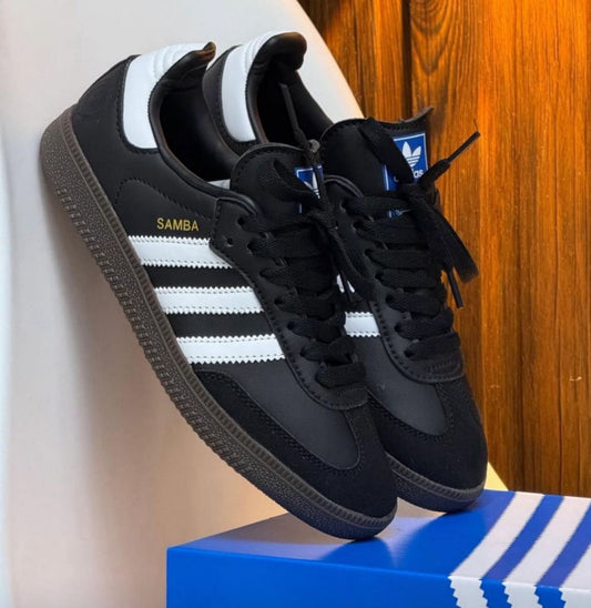 🔥ADIDAS SAMBA - T BLACK -  UNISEX