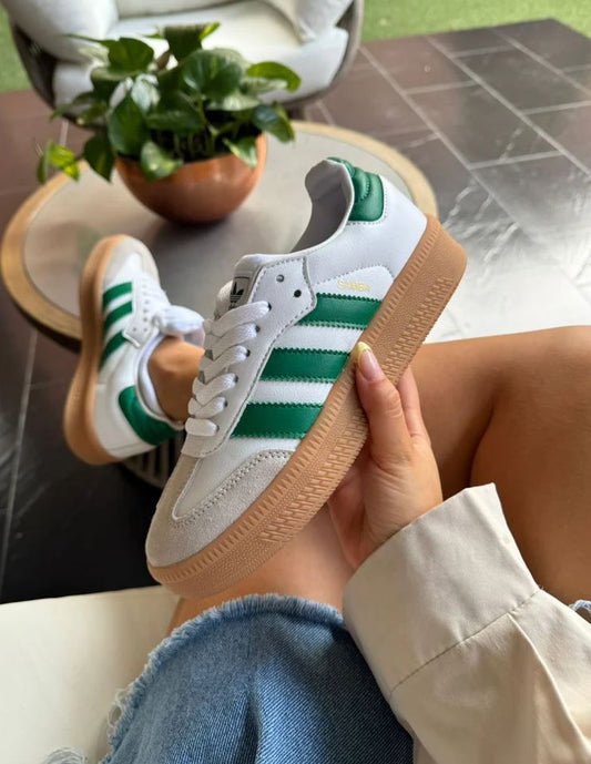 🔥ADIDAS SAMBA HIGH SOLES - BSCS VERDE -  UNISEX