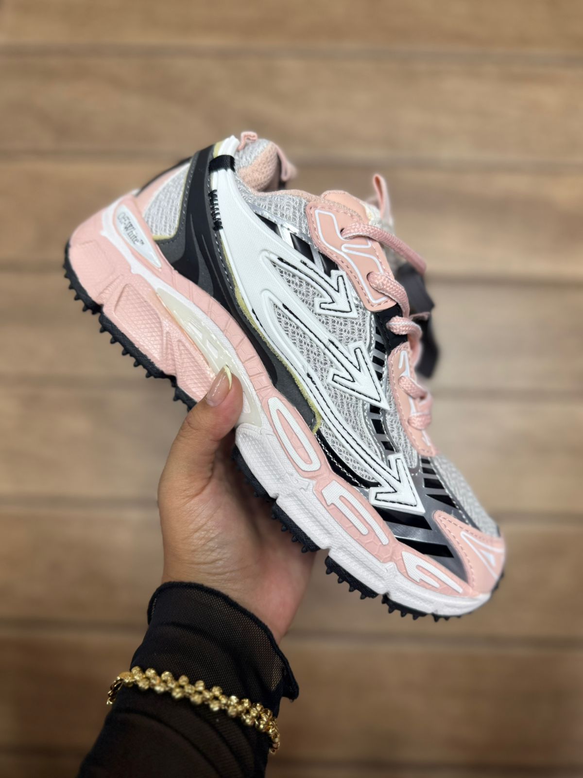 🔥OFF WITHE BE RIGHT BACK - W PINK - MUJER