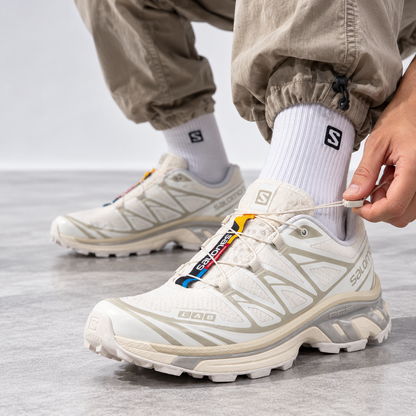 🔥SALOMON XT-6 - CREAM - HOMBRE