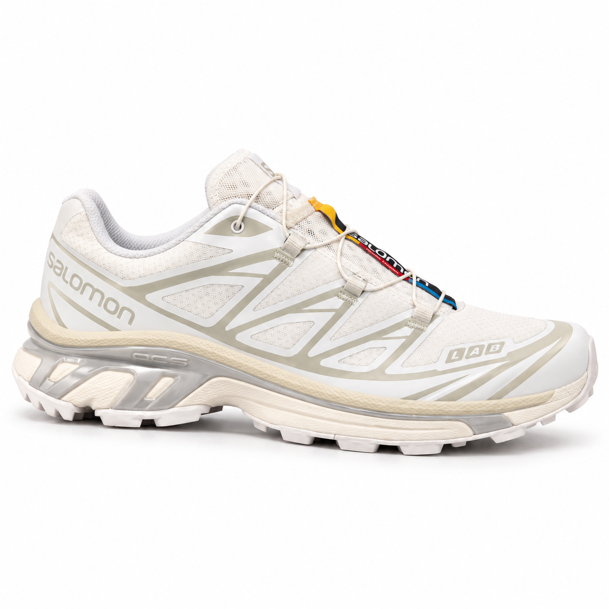 🔥SALOMON XT-6 - CREAM - HOMBRE