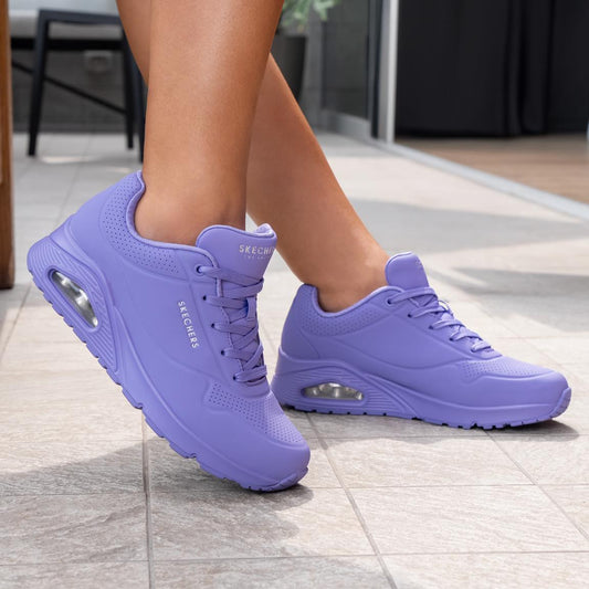 🔥SKECHERS ONE STAND - LILA - MUJER