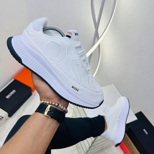 🔥HUGO BOSS HIGH SOLES - BLANCO - HOMBRE