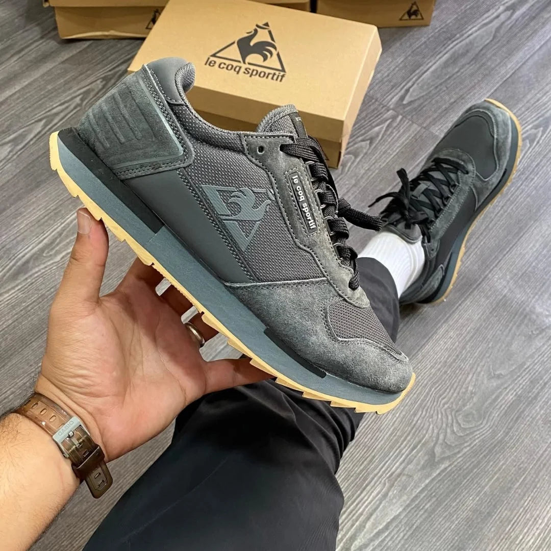 🔥LECOQ RETRO RUNNER - GRIS - HOMBRE