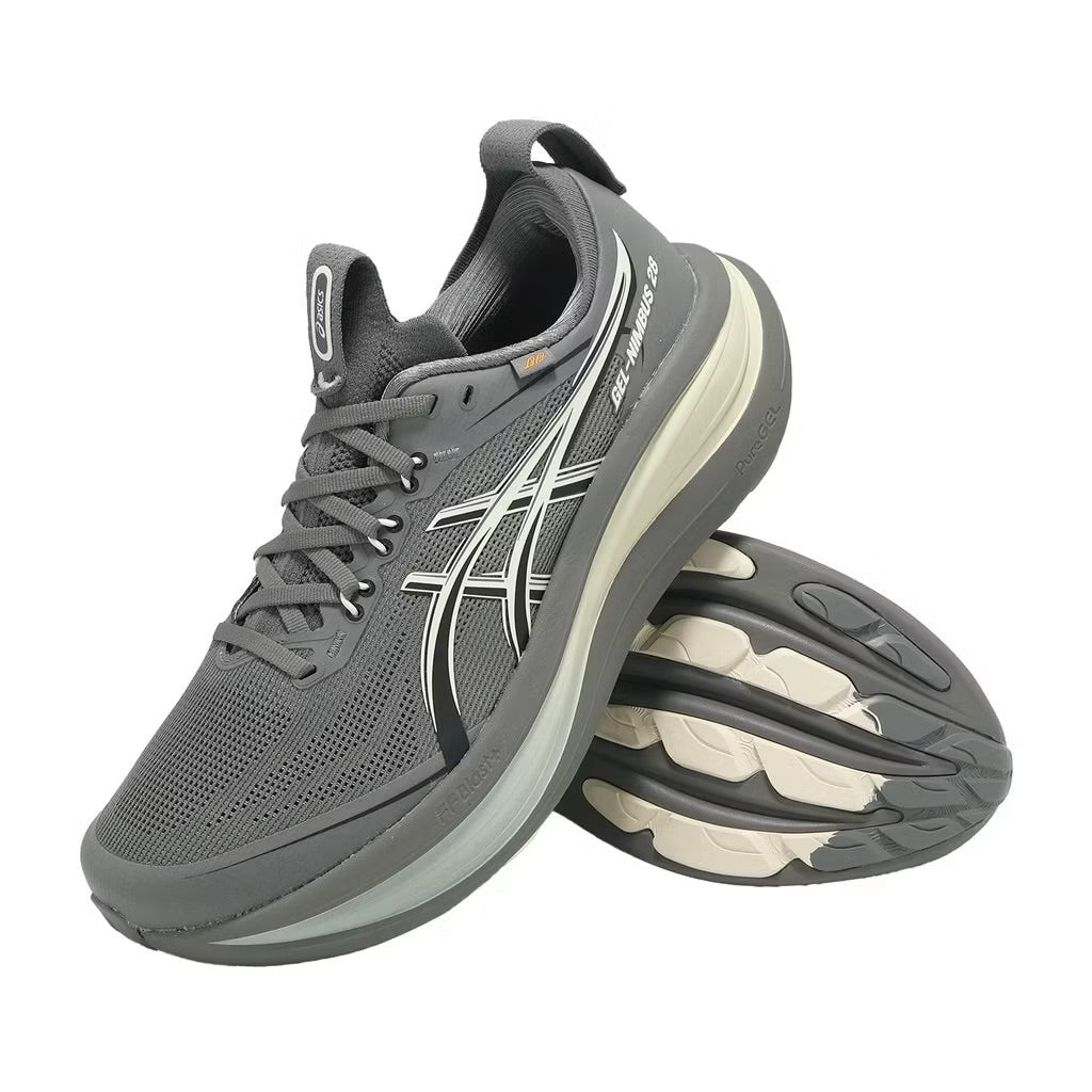 🔥ASICS NIMBUS 28 - GRIS V2 - HOMBRE