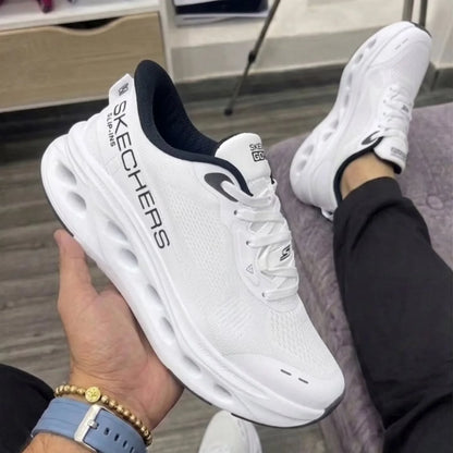 🔥SKECHERS CSTEP- BLANCO - HOMBRE