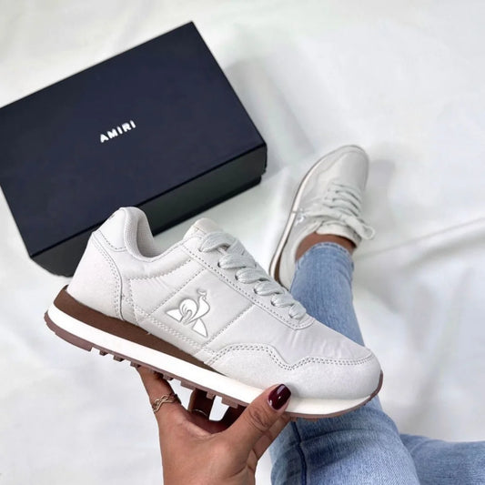 🔥LECOQ RETRO RUN - BLANCO H - MUJER