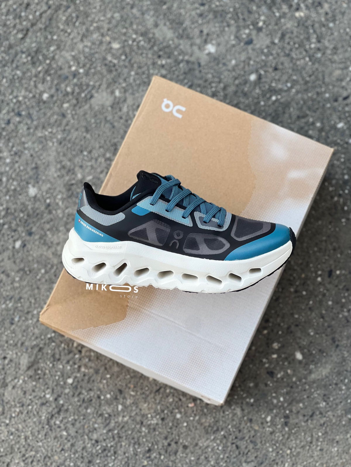 🔥ON CLOUD  CLOUDTILT - BLACK BLUE - HOMBRE