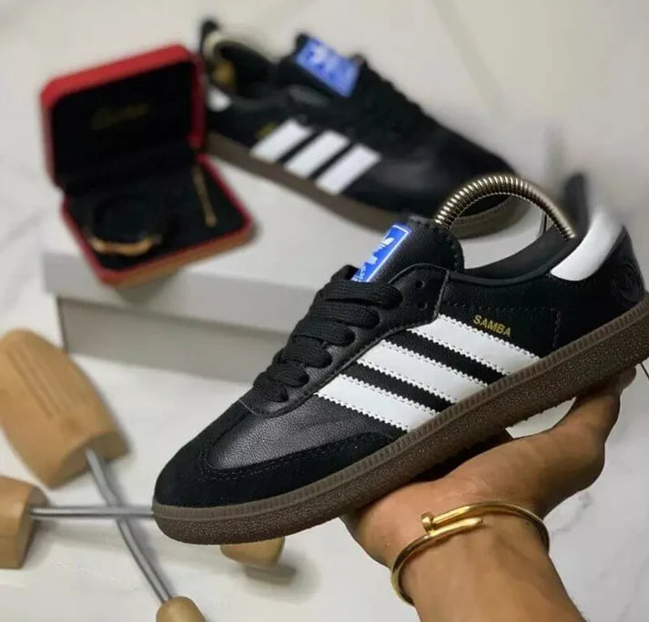 🔥ADIDAS SAMBA - T BLACK -  MUJER