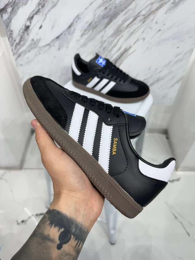 🔥ADIDAS SAMBA - T BLACK -  MUJER