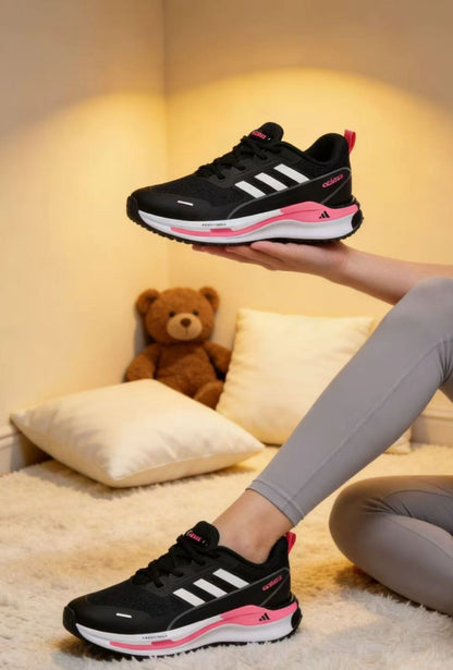 🔥ADIDAS FASHION RUN - BLACK - MUJER