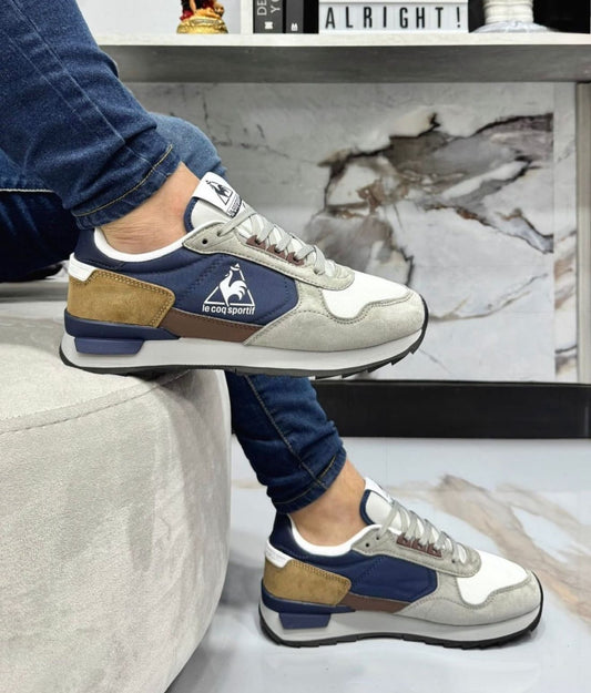 🔥LECOQ RETRO RUNNER - NAVY V3 - HOMBRE