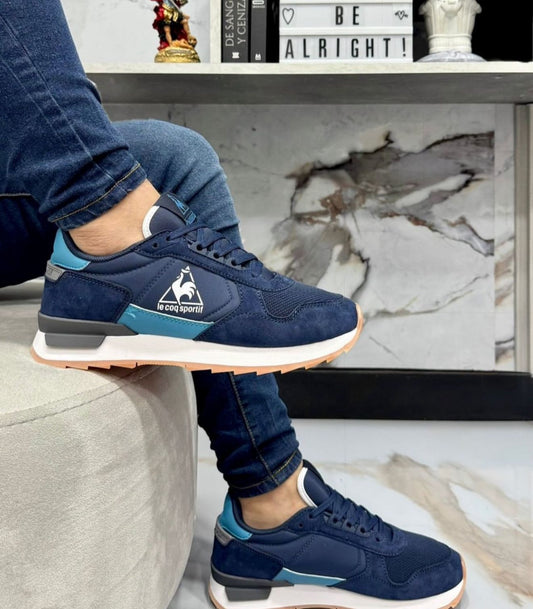 🔥LECOQ RETRO RUNNER - NAVY V2 - HOMBRE