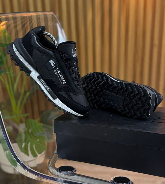🔥LACOSTE RETRO - NEGRO V2 - HOMBRE