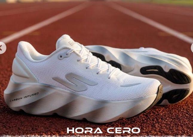 🔥SKECHERS CARBON - BLANCO C- HOMBRE