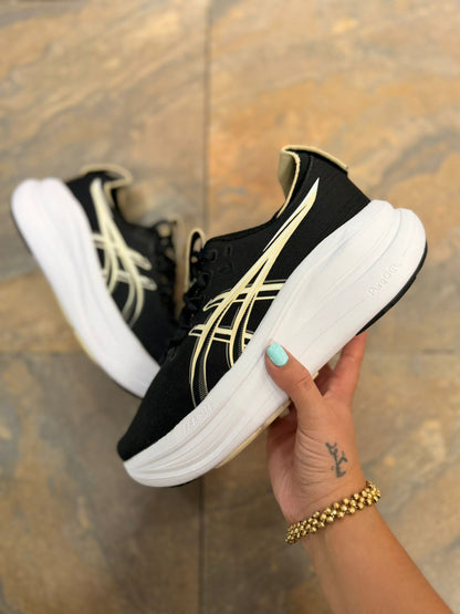 🔥ASICS NIMBUS 28 - GOLD - HOMBRE