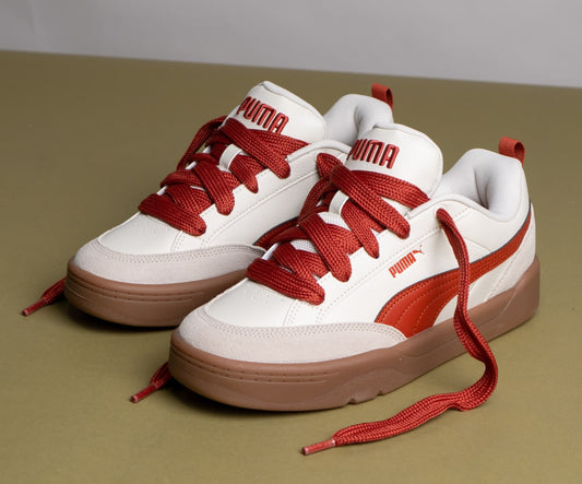 🔥PUMA PARK LS - CLASSIC RED - MUJER