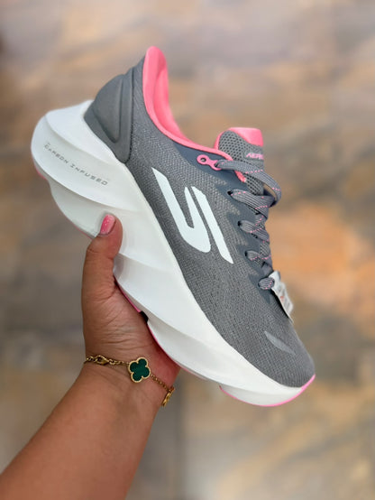 🔥SKECHERS CARBON - GRAY - MUJER
