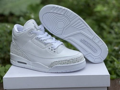 🔥NIKE JORDAN RETRO 3 - BLANCO - HOMBRE