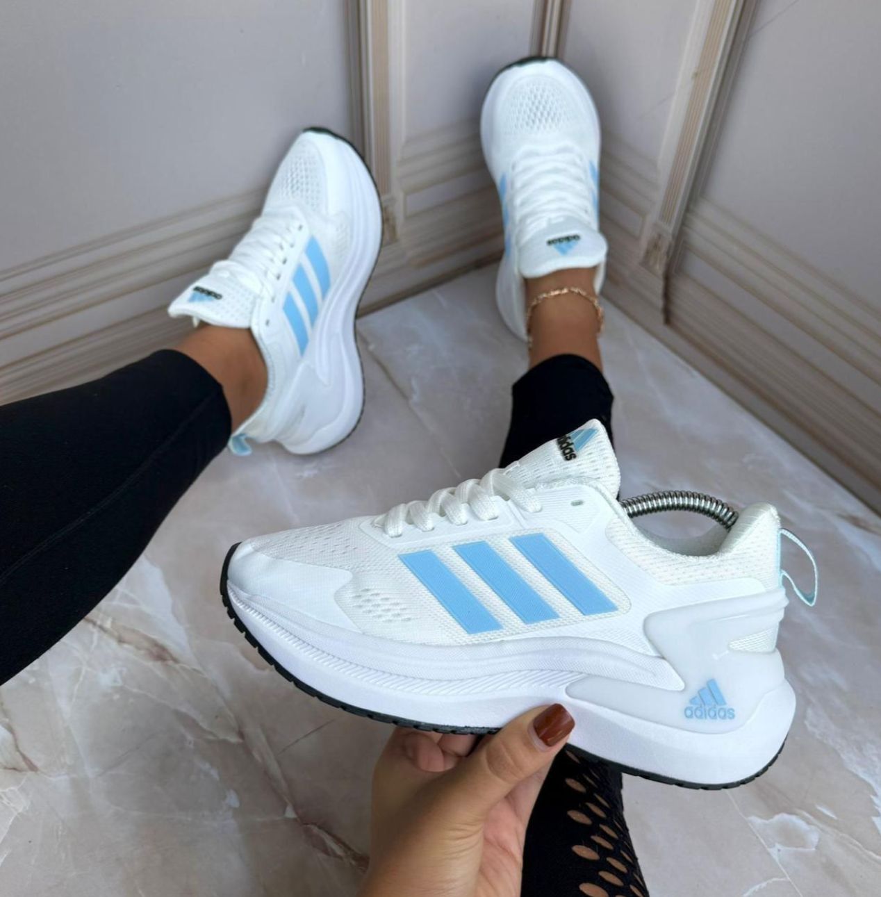 🔥ADIDAS BOUNCE 2.0 - BLANCO V2 - MUJER