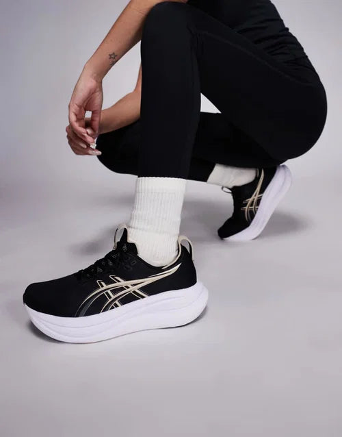 🔥ASICS NIMBUS 28 - GOLD - HOMBRE