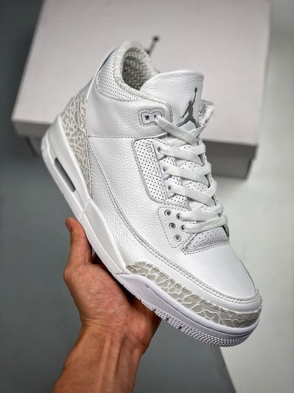 🔥NIKE JORDAN RETRO 3 - BLANCO - HOMBRE