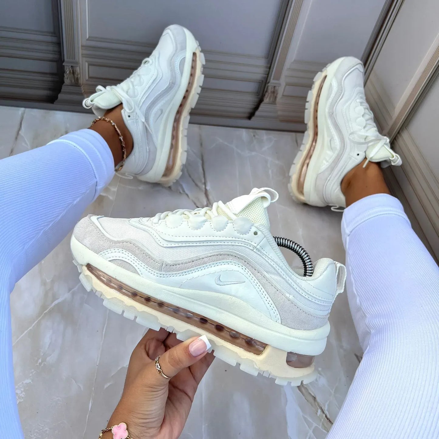 🔥NIKE AIR MAX 90 TT - CREAM - MUJER