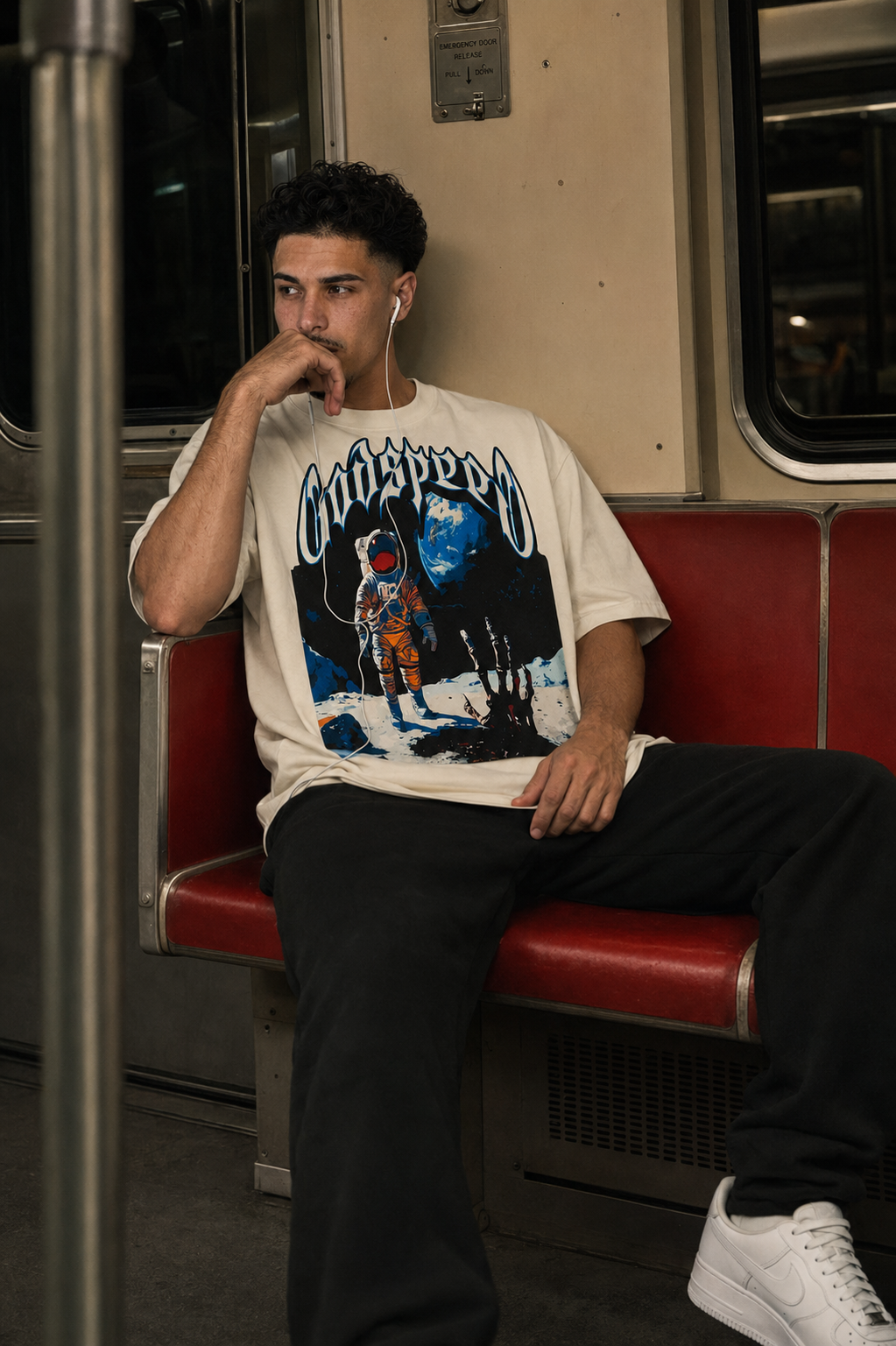 CAMISETA OVERSIZE HOMBRE GDSPD LAST FRONTIER 1.1 H