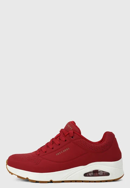 🔥SKECHERS ONE STAND - ROJO - MUJER