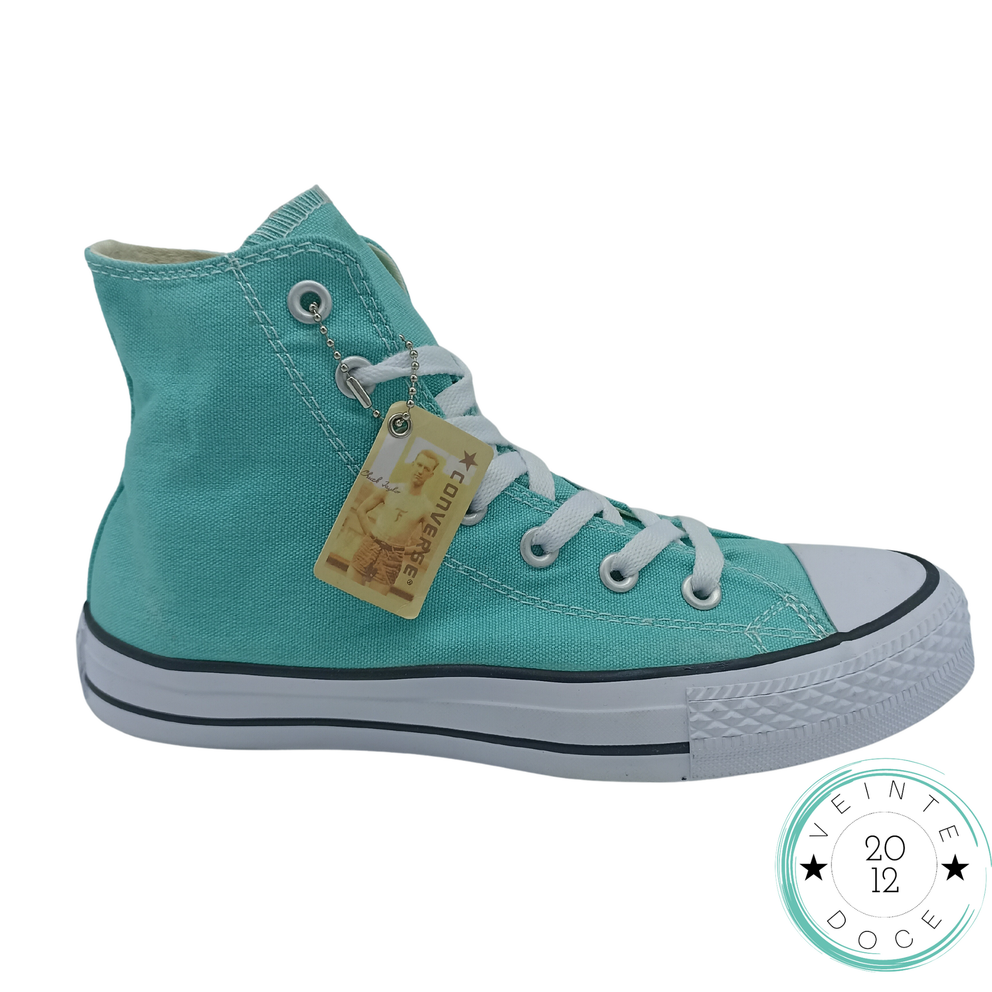 Converse top verde aguamarina