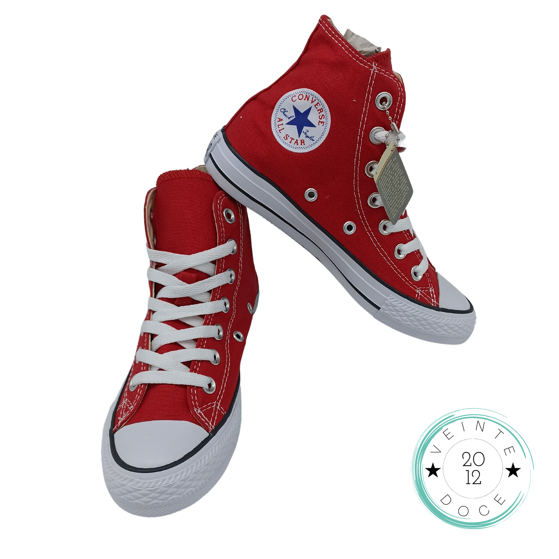 Converse rojas en shop bota