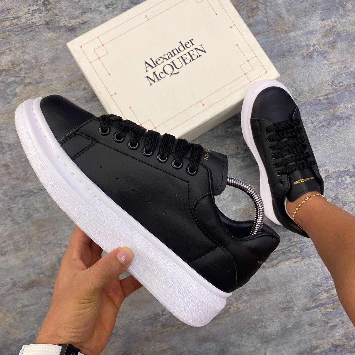 🔥ALEXANDER MC QUEEN - TOTAL BLACK - UNISEX
